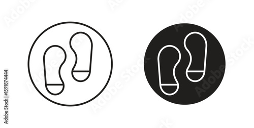 Soles icon for websites and mobile minimalistic flat design.
