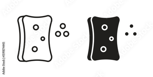 Soap icon for websites and mobile minimalistic flat design.