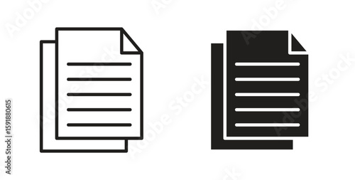 File icon for websites and mobile minimalistic flat design.