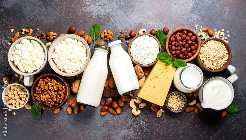 custom made wallpaper toronto digitalDairy & nut food spread