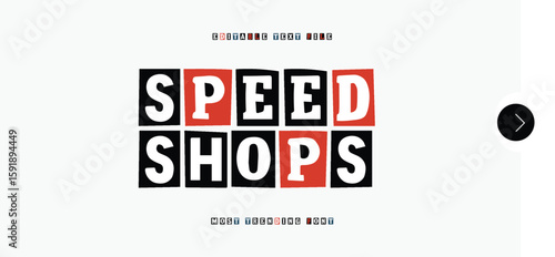 Custom Colorful modern minimal technology typography, Creative urban sport fashion futuristic font and with numbers. vector illustration