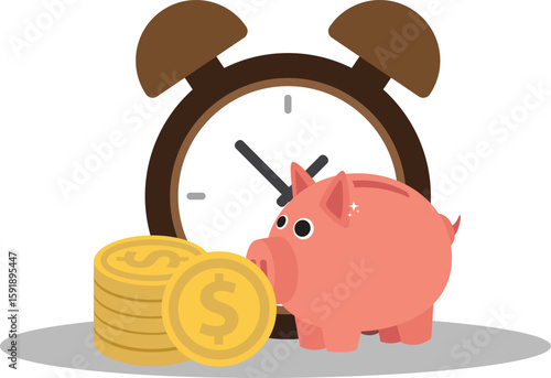 Dollar Icon Concept with Money Management Financial Growth Design Vector Illustration