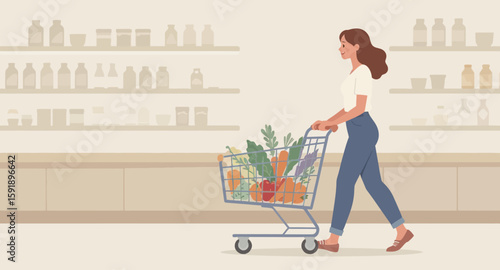 Abstract Geometric Vector Design with Intersecting Lines and Shapes Vector Art