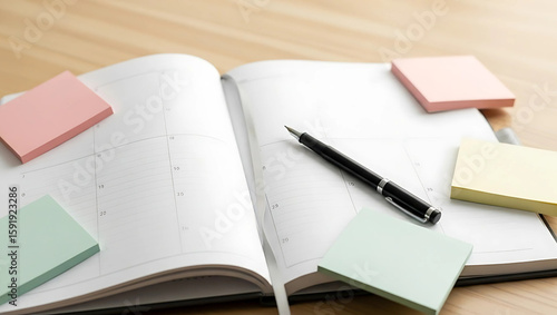 Organize Your Life Daily Planner Notebook with Sticky Notes and Pen