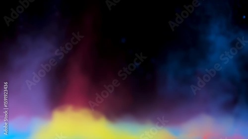 Colorful Powder Explosion: Dynamic Abstract Background with Vibrant Hues