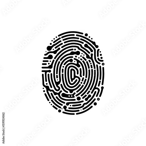 Abstract fingerprint for identity