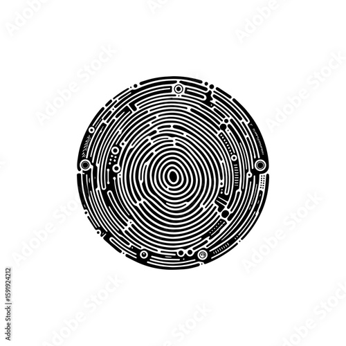 Abstract fingerprint for identity