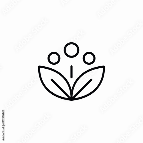plant fertilizer icon sign vector