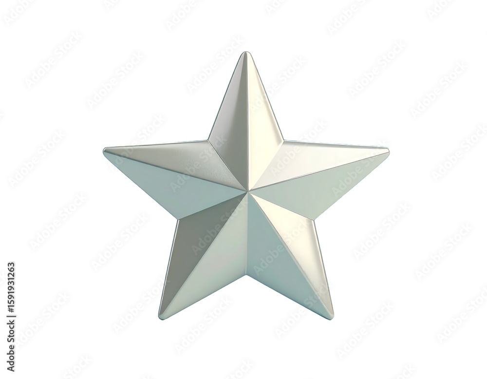 Obraz premium star flat design graphic element on black background 