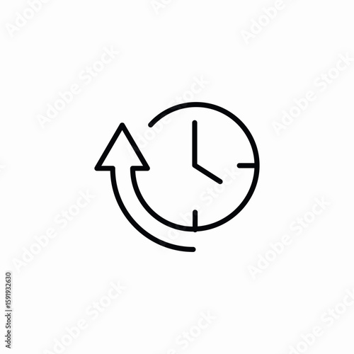 time running icon sign vector