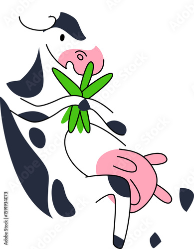 Cute Cow Cartoon