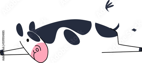 Cow Cartoon Character
