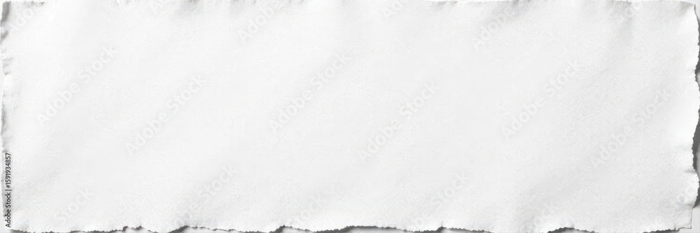 Fototapeta premium Aged white paper, heavily creased, torn edges, grunge texture , damaged, background