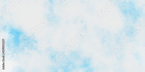 abstract blue watercolor splash stroke background, Light blue background with watercolor, light blue wash with abstract blob design, Cyan watercolour water brash splash texture.