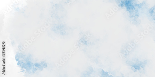 Pastel blue paper texture pattern background with space, Creative and painted closmooth cloudy sky blue background with bright vignette studio banner.udy sky blue watercolor background, 