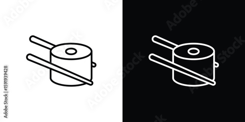 Fotografie Sushi icons graphic design vector symbols. icon Eps10.