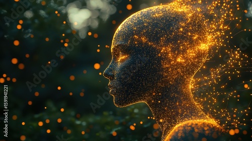 Ethereal Figure Light Nature Realm