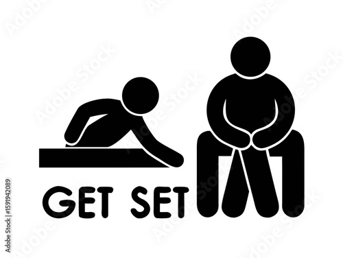 Get set logo vector logo 