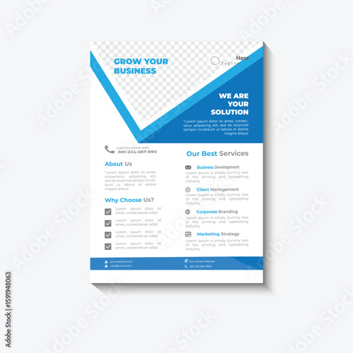 Modern Corporate Business Flyer Design