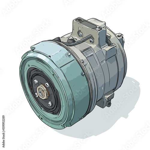 Alternator illustration 