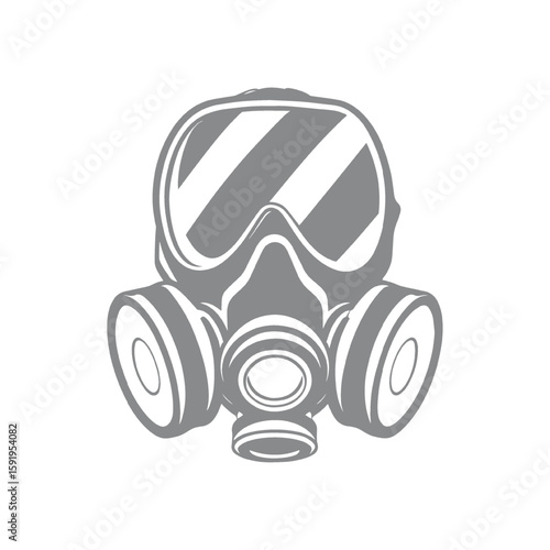 Illustration of a Gas Mask