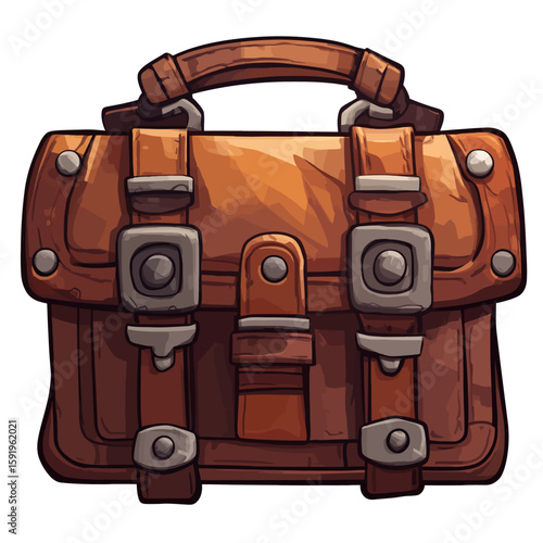 Old school bag illustration 