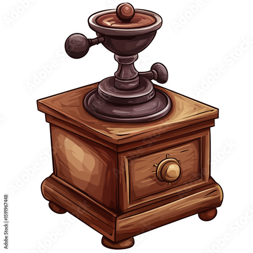 antique coffee grinder