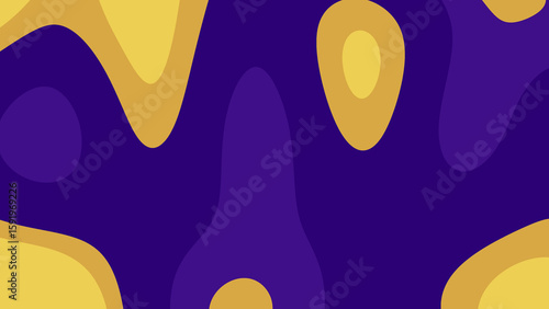 Shapes yellow Purple Background pattern