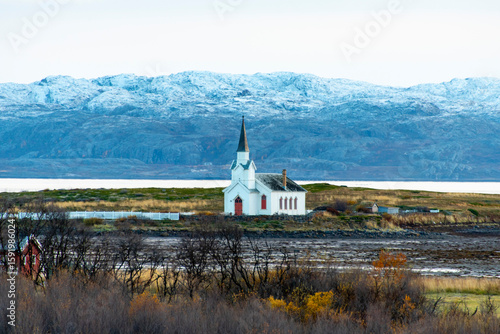 Nesseby Church in Nordic Norway