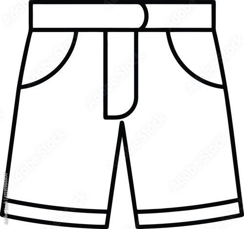 man shorts pant icon vector silhouette illustration 