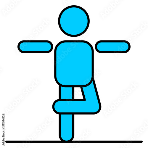 Balance Outline Color Icon