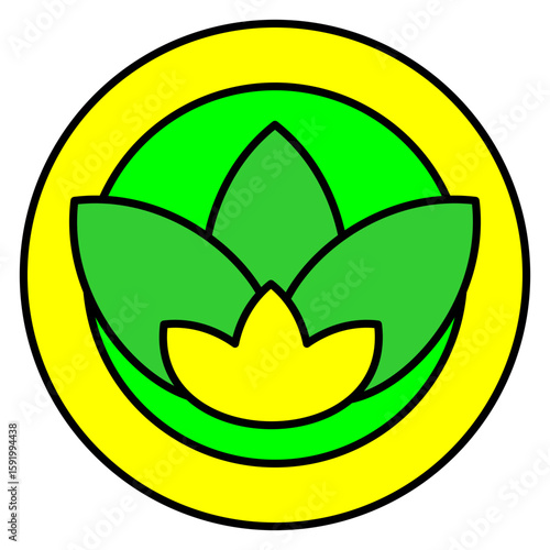 Wellness Outline Color Icon