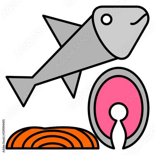 Protein Outline Color Icon