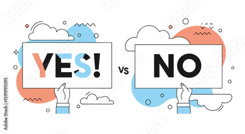 Making a choice between accepting and rejecting options for success