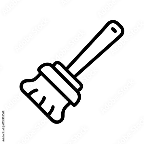 Toilet brush with handle for cleaning and sanitation purposes  