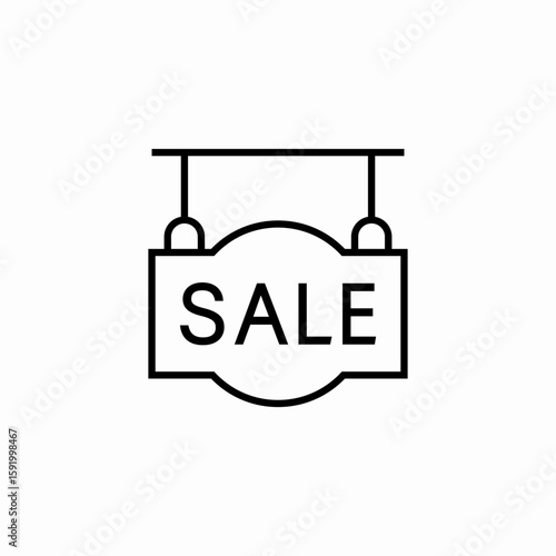 sale announce icon sign vector