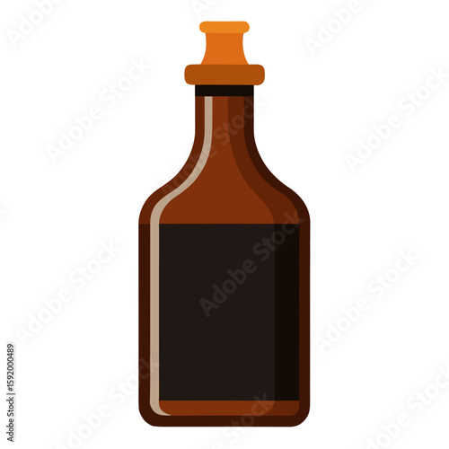 Molasses bottle  icon on white background. Simple element from digital disruption collection.