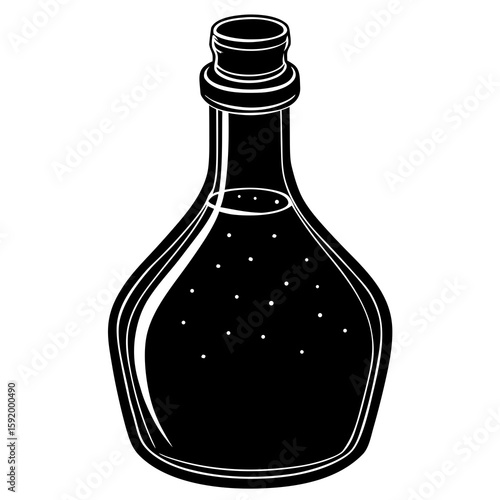 Molasses bottle  icon on white background. Simple element from digital disruption collection.