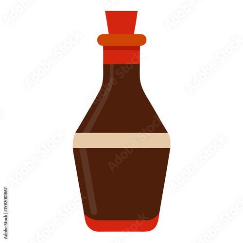 Molasses bottle  icon on white background. Simple element from digital disruption collection.