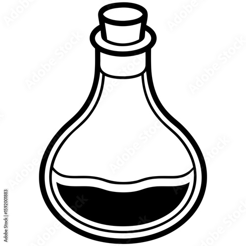 Molasses bottle  icon on white background. Simple element from digital disruption collection.