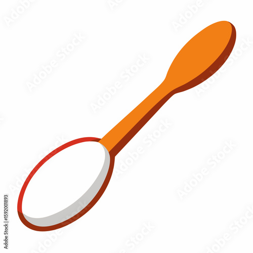 Spoon with sugar  icon on white background. Simple element from digital disruption collection.