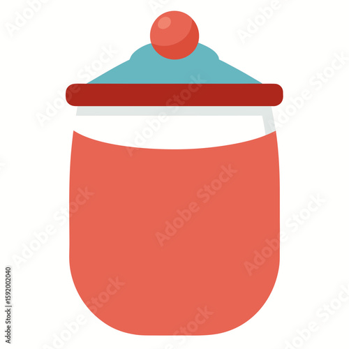 Sugar jar  icon on white background. Simple element from digital disruption collection.