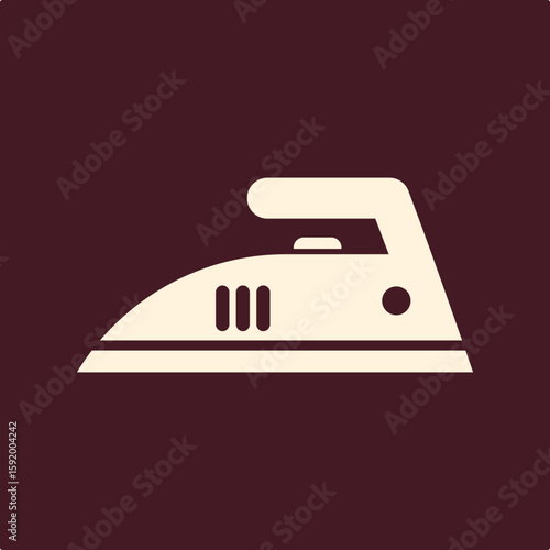 Iron trendy useful important vector Illustration design elegant colorful background