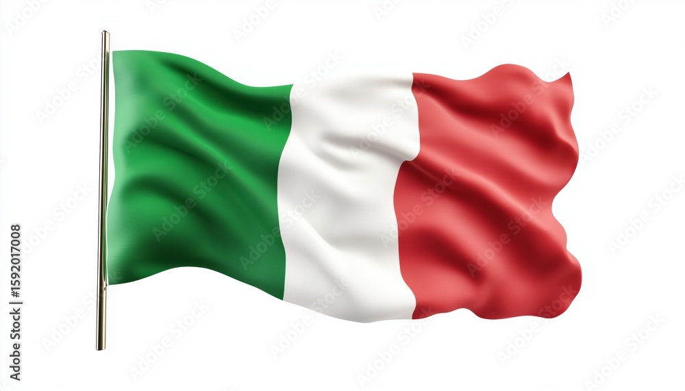 Italian Flag Displayed By Grange Ured - A Tribute To Italy'S National Colors. Tribute To Italy: Grange Ured Flies Italian Flag Proudly. Italian Flag Displayed By Grange Ured - A Tribute To Italy'S National Colors. Tribute To Italy: Grange Ured Flies Italian Flag Proudly.
