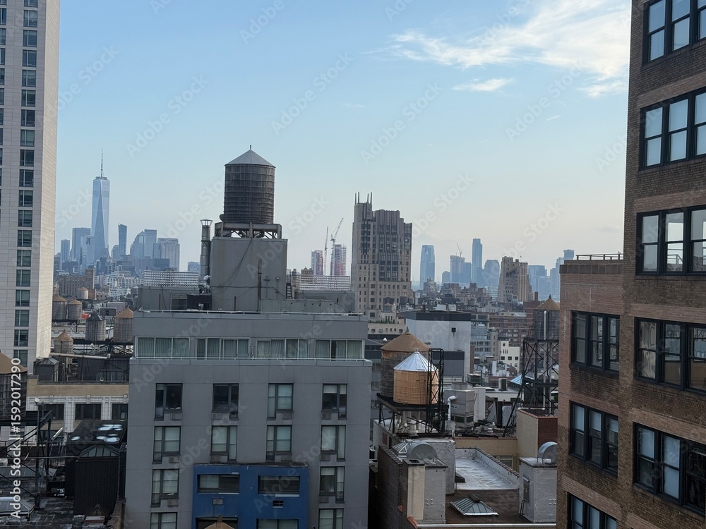 Fototapeta premium Orlando, New York, Manhattan, sunny day
