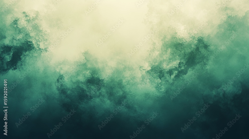 Obraz premium Abstract Green Haze Background with Texture and Light Effect