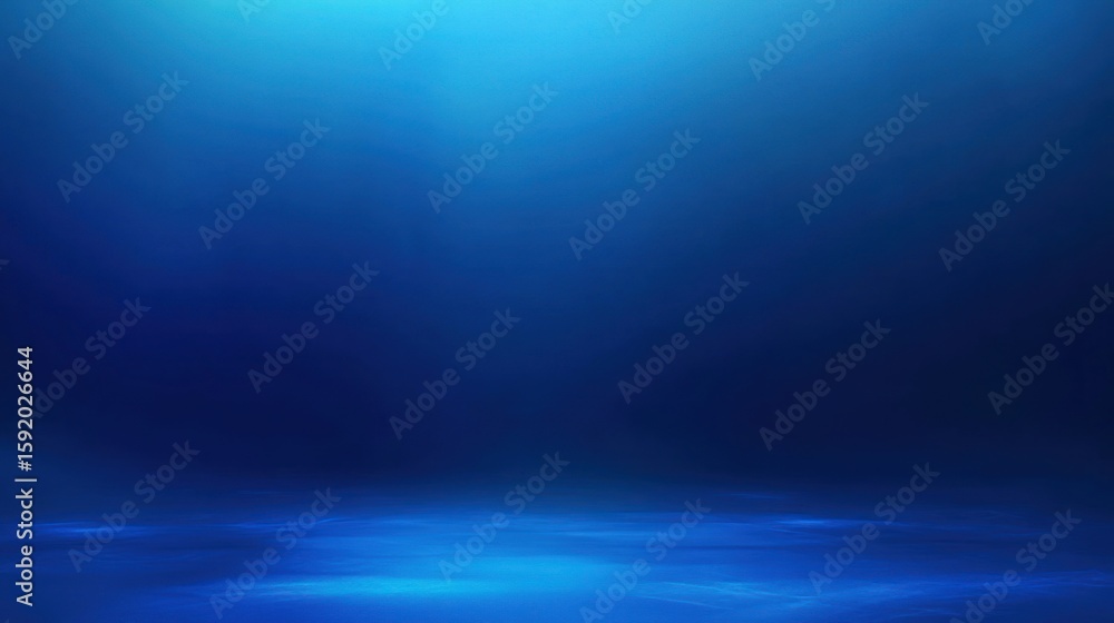 Obraz premium Deep ocean scene, light beams