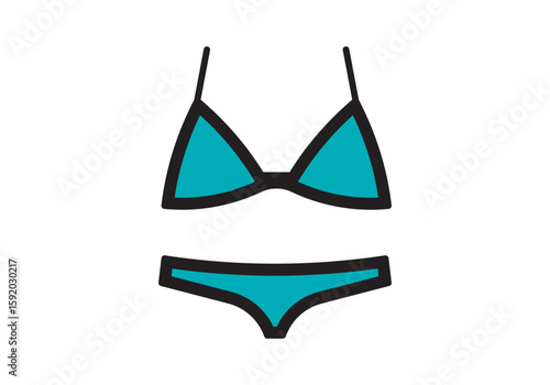 nightie underwear templates of men and womens underware Women swim underwear. Female swimsuit bikini, woman lingerie sea swim summer vacation travel sun bathing clothes swimwear underware beach icon 