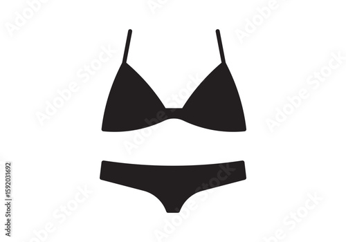 nightie underwear templates of men and womens underware Women swim underwear. Female swimsuit bikini, woman lingerie sea swim summer vacation travel sun bathing clothes swimwear underware beach icon 