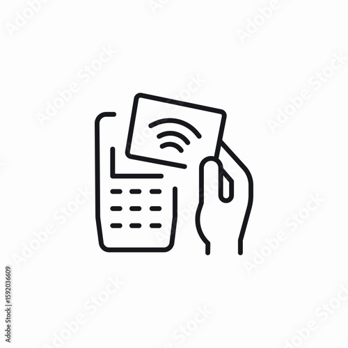 payment device icon sign vector